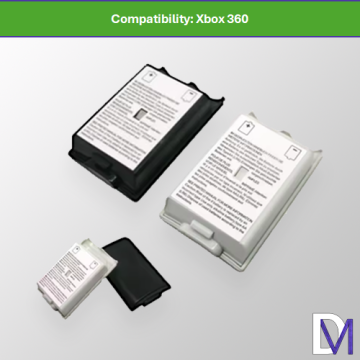 2-Pack Battery Cover Shells for Xbox 360 Wireless Controller