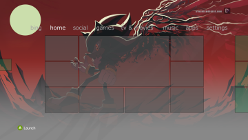 Sonic Shadow (Custom Dashboard Theme) Xbox 360