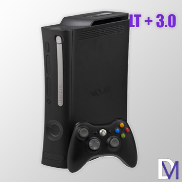 Elite Phat Flashed LT+ 3.0 Xbox 360 Bundle| Plays Modded ISO Discs | Burned Backups & Xbox Live Safe