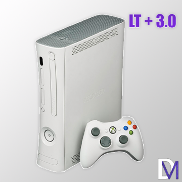 Arcade Phat Flashed LT+ 3.0 Xbox 360 Bundle| Plays Modded ISO Discs | Burned Backups & Xbox Live Safe