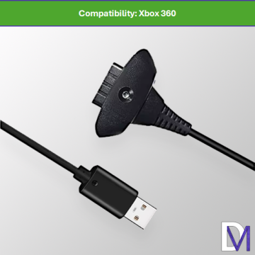1.5m USB Charging Cable for Xbox 360 Wireless Controller