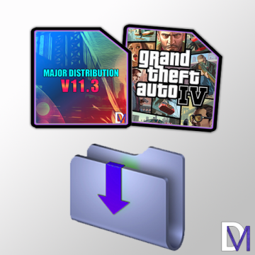 Grand Theft Auto IV - Major Distribution 11.3 (Modded Game Files)