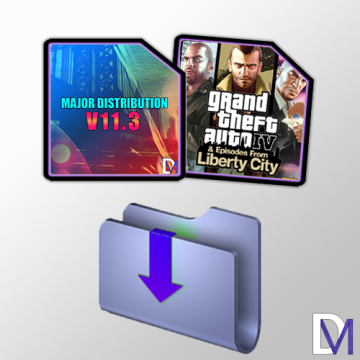 Grand Theft Auto: Episodes from Liberty City - Major Distribution 11.3 (Modded Game Files)